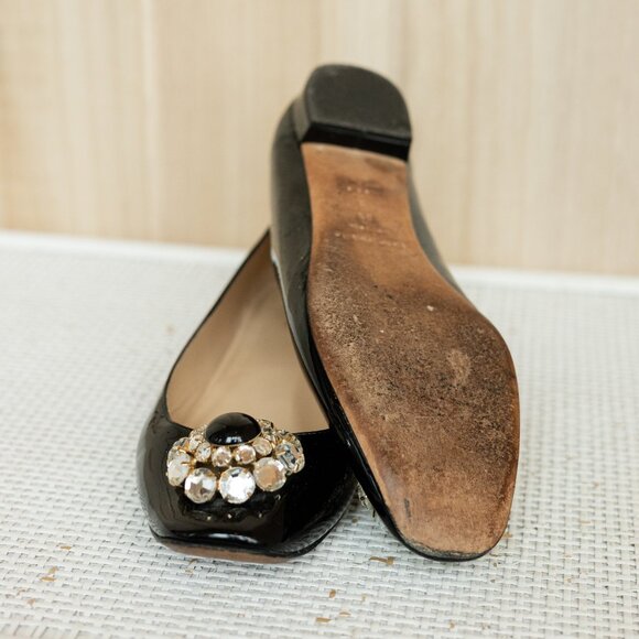 Kate Spade | Black Furla Ballet Style Flats - Picture 2 of 3